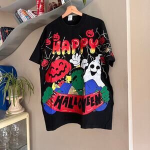 Vintage 1996 Halloween All Over Print Shirt
